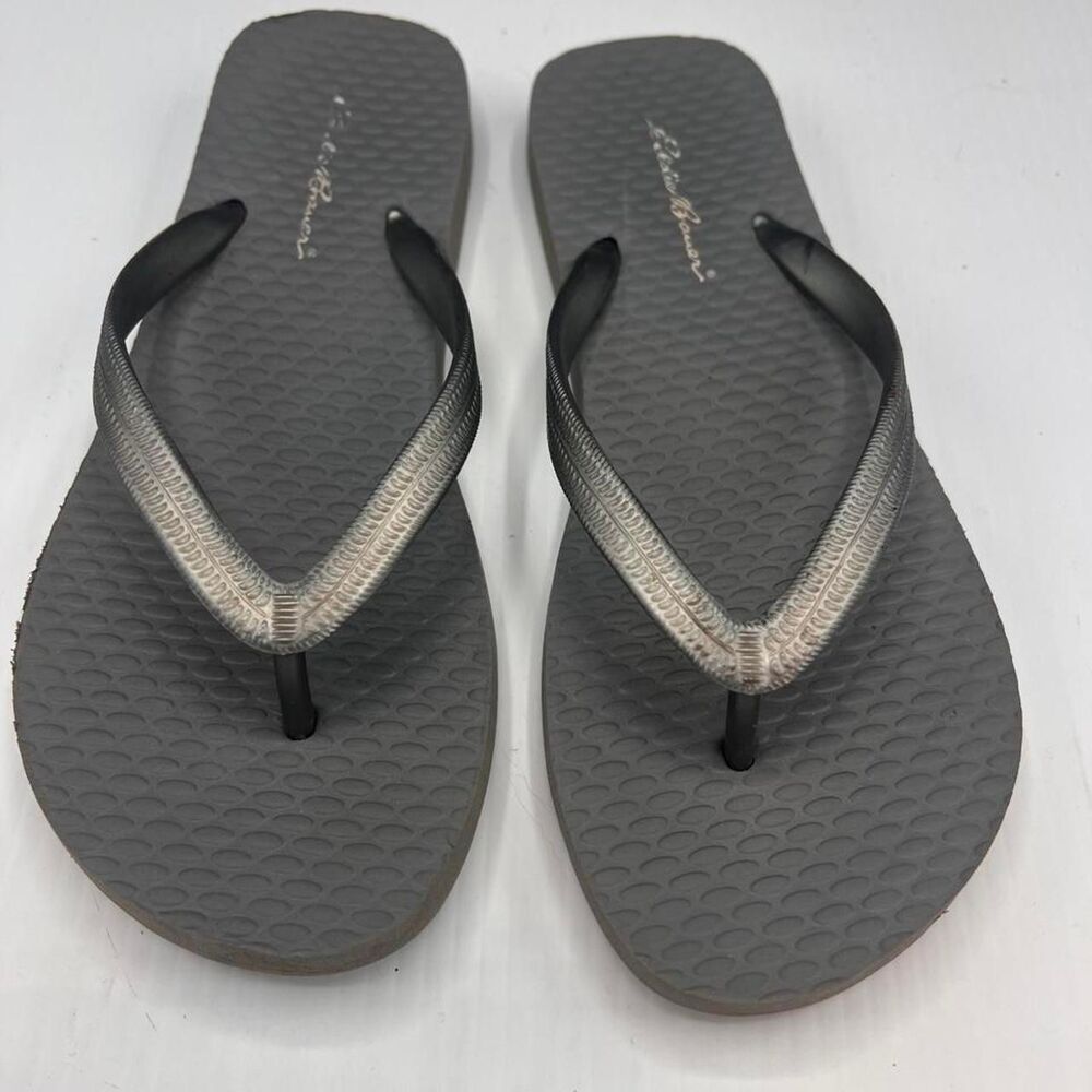Eddie-bauer Women's Black and Grey Flipflops